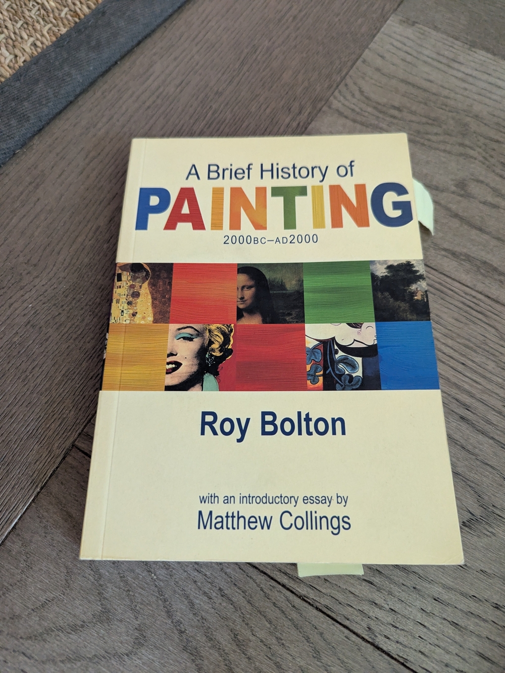 Roy Bolton 'A Brief History of Painting' Cream Cover Art Book